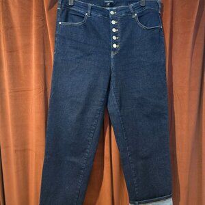 Universal Standard Button Fly Straight Leg Jeans